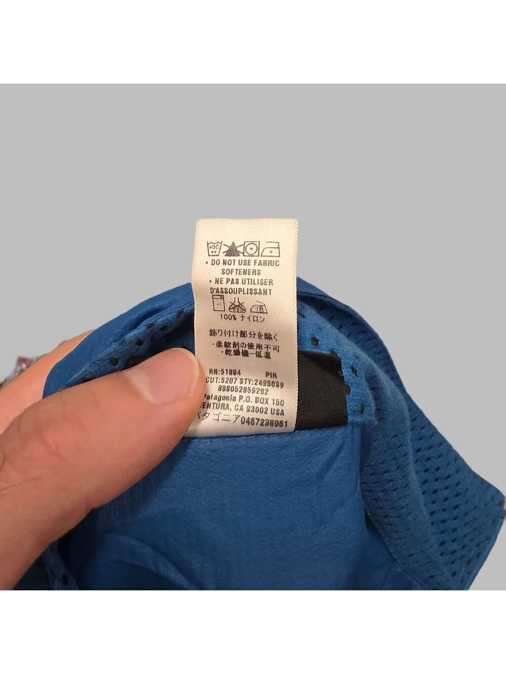 Patagonia Traverse Jacket Mens XL Blue Grey everyday softshell windbreaker 25x34
